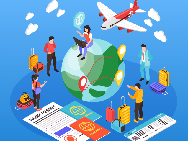 Migrant workers composition with job mobility symbols isometric vector illustration SSUCv3H4sIAAAAAAACA3WRTWvDMAyG/4rQOawbu+VeBoNBWY9lB8XRWq2OFSwnXSn575PbFXbZTR+vpVePL9iRScD2ghLjZCVTEU3YPjXIvRTNQhHbx6VBK1QmY3OtZ4EK7717ze9Ddpdaxxa3sk+22p6HTqOhv506r76JBY6REutkuDR39YZ1jPyf7KNB2nMK57rYN2eOTFcfO28dT4Xz8Gtqlp71FtLUSw1x1kDuoX2upv1AHWp1n2k8SMgyc655zxbydbd3UoGT5iNng6DDqCaVCZykHOBLOxi0kyjlDHY7EMR04JIlwMzBmcFflg+wdpDURYb1ZguUenjn1LOrErxuXuBT8+AcGizflQY2v1hus2wVDpQp+Jm2Gu+k9OhftCzLD+A9h8XAAQAA