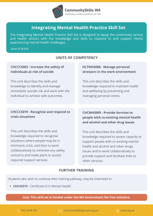 Integrating Mental Health Practice Skill Set